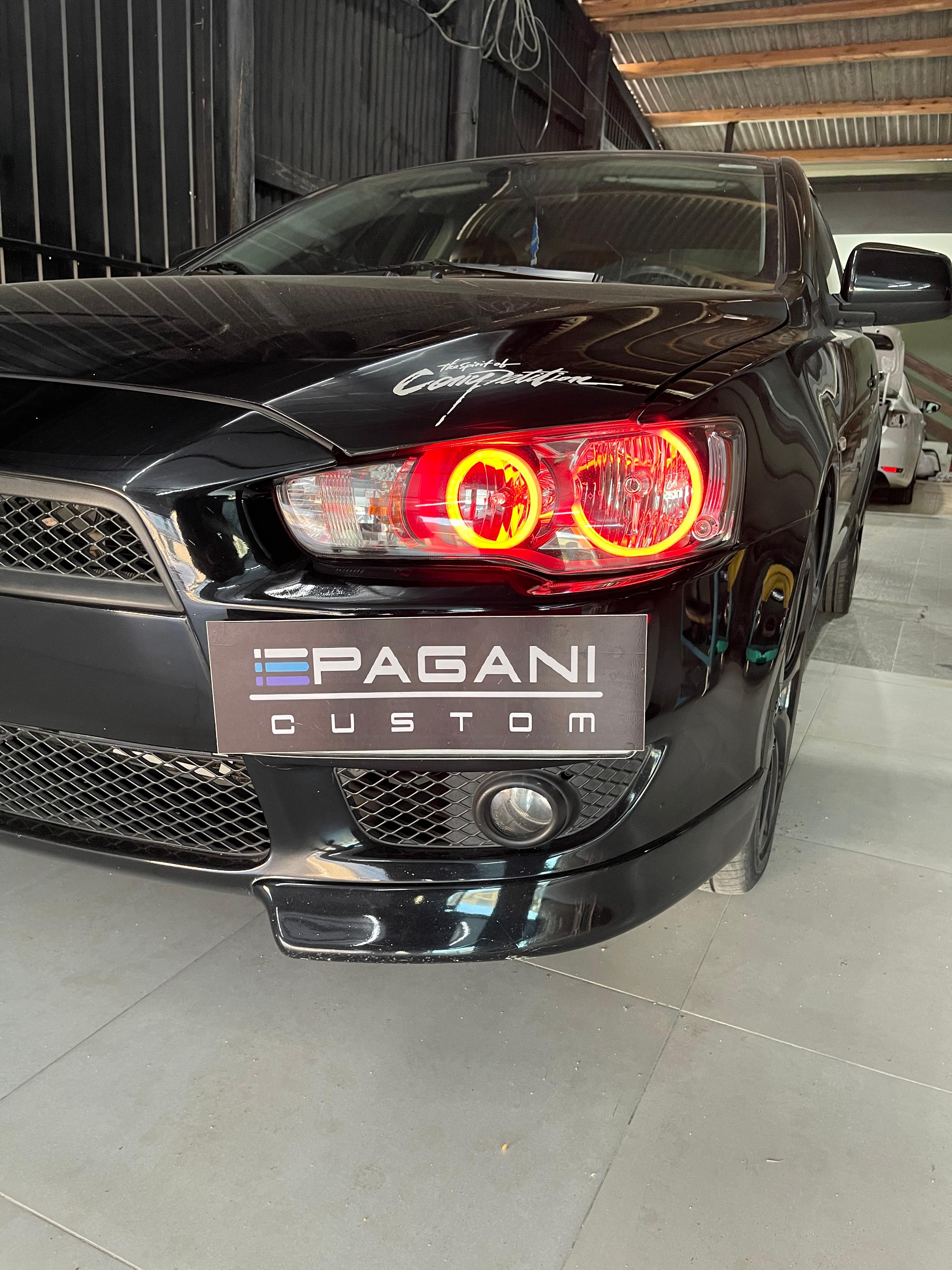 Projetor Bi-LED Instalação Pagani